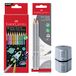 FABER-CASTELL Schoolset met kleurpotloden, potloden en puntenslijper