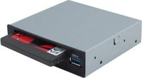Inbouwframe SEDNA TECHNOLOGY CO LTD Inbouwframe 6,3 cm (2,5 inch) SSD/HDD-> 8,9 cm (3,5") BAY+USB3Port