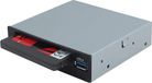 Inbouwframe SEDNA TECHNOLOGY CO LTD Inbouwframe 6,3 cm (2,5 inch) SSD/HDD-> 8,9 cm (3,5") BAY+USB3Port