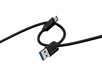 ISY Iuc-1029 Usb-a To Usb-c 3.2 Usb-kabels 15 M Zwart