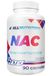 Allnutrition NAC, N-acétyl-L-cystéine, 90 gélules
