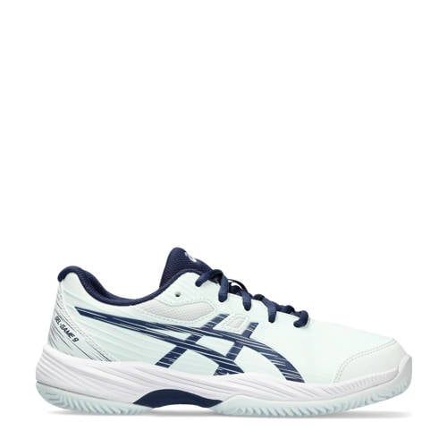 ASICS GEL-GAME 9 GS Clay/OC Tennisschoenen - Mintgroen/Donkerblauw