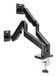 Gembird MA-DA2-06 support de bureau pour écran plat 81,3 cm (32") Noir