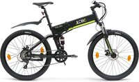 LLobe opvouwbare mountain e-bike 27.5 inch zwart