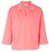 Tom Tailor Loose fit scuba shirt met lange mouwen en polokraag Maat M soft coral pink