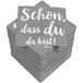 HEKU 'Schön dass du da bist' cocktailservetten, 3-laags, 25 x 25 cm, 150 stuks