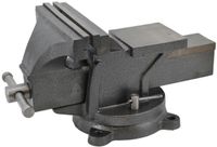 AWTOOLS AW24216 - Draaibaar Bankwerkersbank - 100mm - Grijs Gietijzer - Hartmetalen Bekken