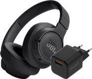 JBL Tune 720BT Zwart + BlueBuilt Quick Charge Oplader