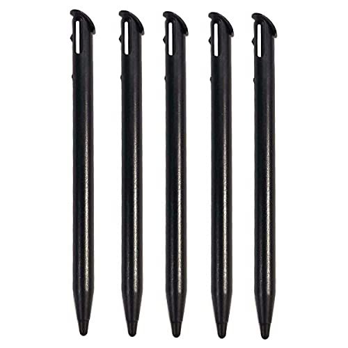 FainWan Stylus Pennen voor Nieuwe 3DS XL 2015 - 5 Pack - Zwart