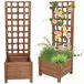 WAMAR-SOSENKA MARIAN JAŚKOWIAK MARCIN JAŚKOWIAK SPÓŁKA KOMANDYTOWA Jardinière en bois avec pergola - Beige