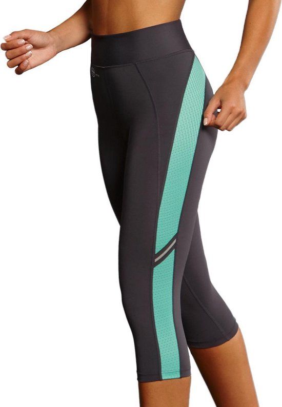 Anita Sport Capri Tights Fitness - Pool Blue/Anthrazit - Women