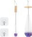 Holland Connections brosse de nettoyage en 2 pièces avec crochets et poils doux pour résister aux rayures (couleur)