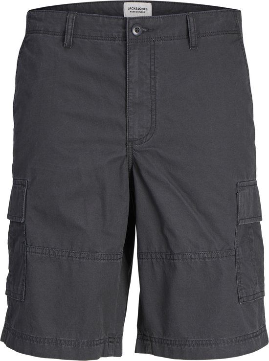 JACK & JONES PLUS SIZE JACK&JONES PLUS JPSTCOLE JJCAMPAIGN SHORT PLS Heren Broek - Maat 44 - Asphalt - Camouflage - Katoen - Maat W44 - Casual