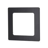 Aluminium wandbord in Duits/Frans design met sleutel en zwarte afwerking