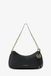 Michael Kors 32R6GY5W8L MD Chain Pouchette Zwart Leer Schoudertas Dames