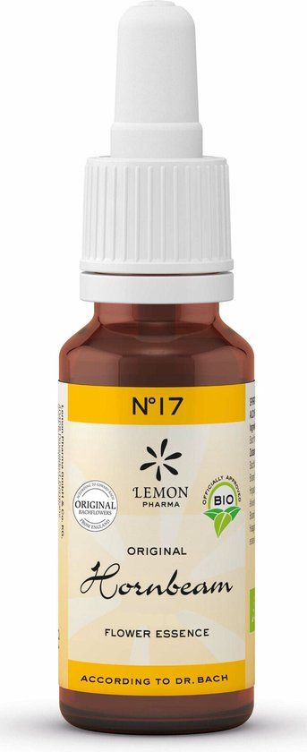 Lemon Pharma Bach Bloesem Hornbeam bio 20 Milliliter