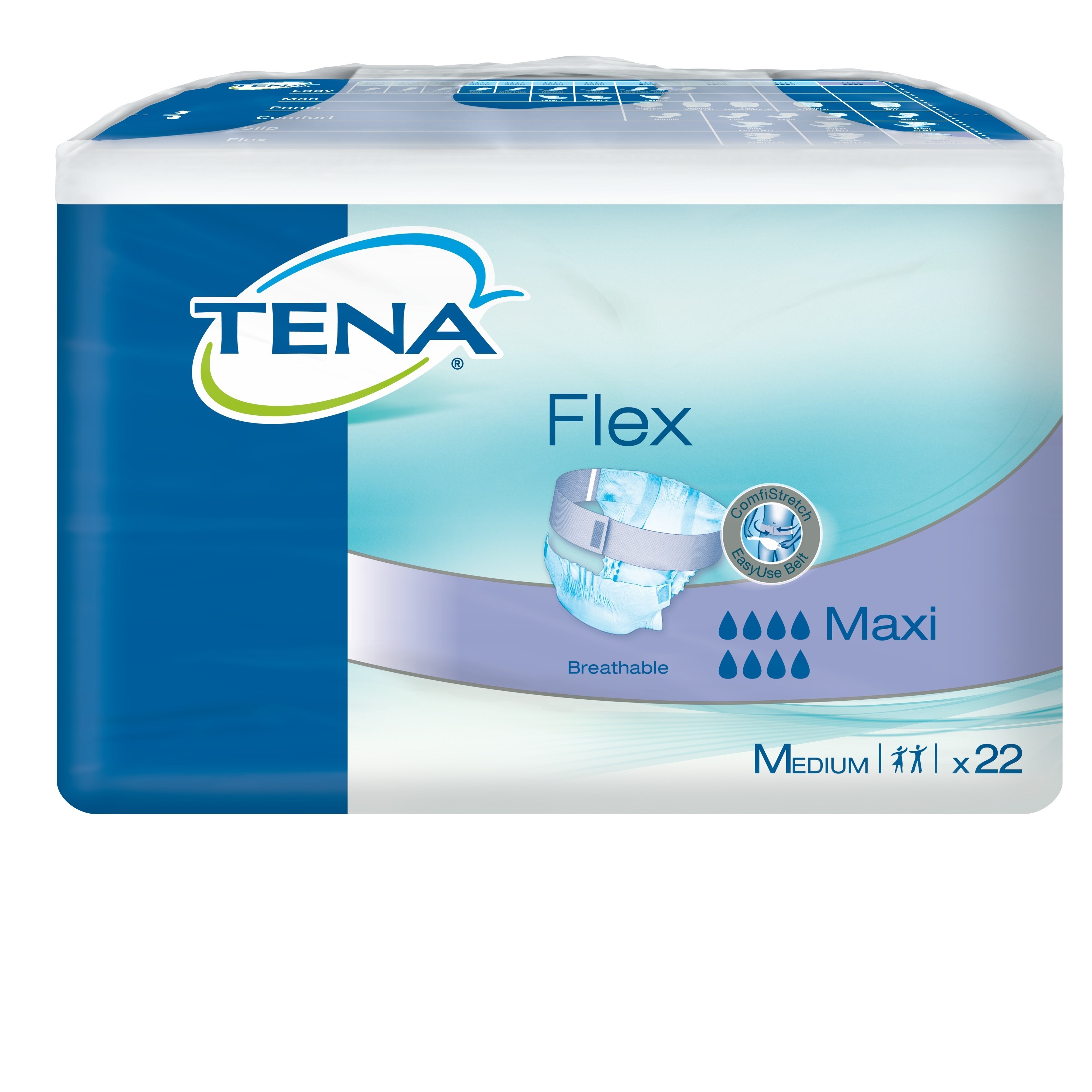 Tena Flex Maxi Medium - 22 stuks - Incontinentie luiers