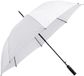 Merkloos / Sans marque Makito Western Europe Automatische XL size paraplu - wit - dia 130 cm - 85 cm lang