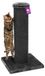 Poteau griffoir XXL pour grands chats - 86 cm - Ø 20 cm tronc - Noir