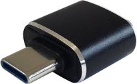 AISENS Mini adapter USB 3.1 Gen2 3A, type USB-C/M-A/H, Zwart
