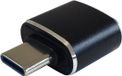 AISENS Mini adapter USB 3.1 Gen2 3A, type USB-C/M-A/H, Zwart