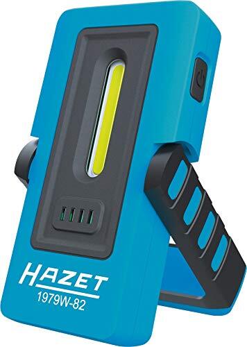 HAZET LED Pocket Light (lumen: 30-300, brandduur: 2-10 uur, sterke magneet aan de onderkant, lengte: 133 mm) 1979W-82, blauw-zwart