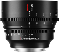 7Artisans 50mm T2.0 Cinema Lens for Canon RF - Black