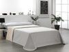 Martina Home Sprei, omkeerbaar, beige, linnen, bed 135 cm