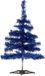 Krist+ Artesania Cerd Krist+ kunst kerstboom - klein - ijsblauw - 60 cm