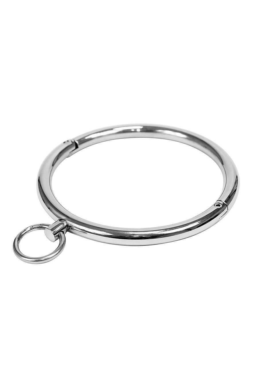 Bondage Play Metalen Halsband Slave Collar - 37cm