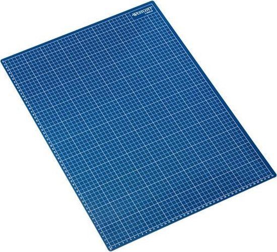 Westcott Snijmat A2 Blauw 600x450mm - Zelfherstellend