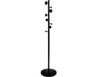 Five® Kapstok staand 8 ronde haken - Zwart