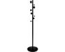 Five® Kapstok staand 8 ronde haken - Zwart