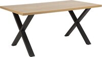 Eettafel Rechthoek 160cm - Naturel - Industrieel - 6 Personen