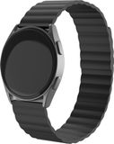 Strap-it Huawei Watch GT 3 42mm magnetisch siliconen bandje - zwart