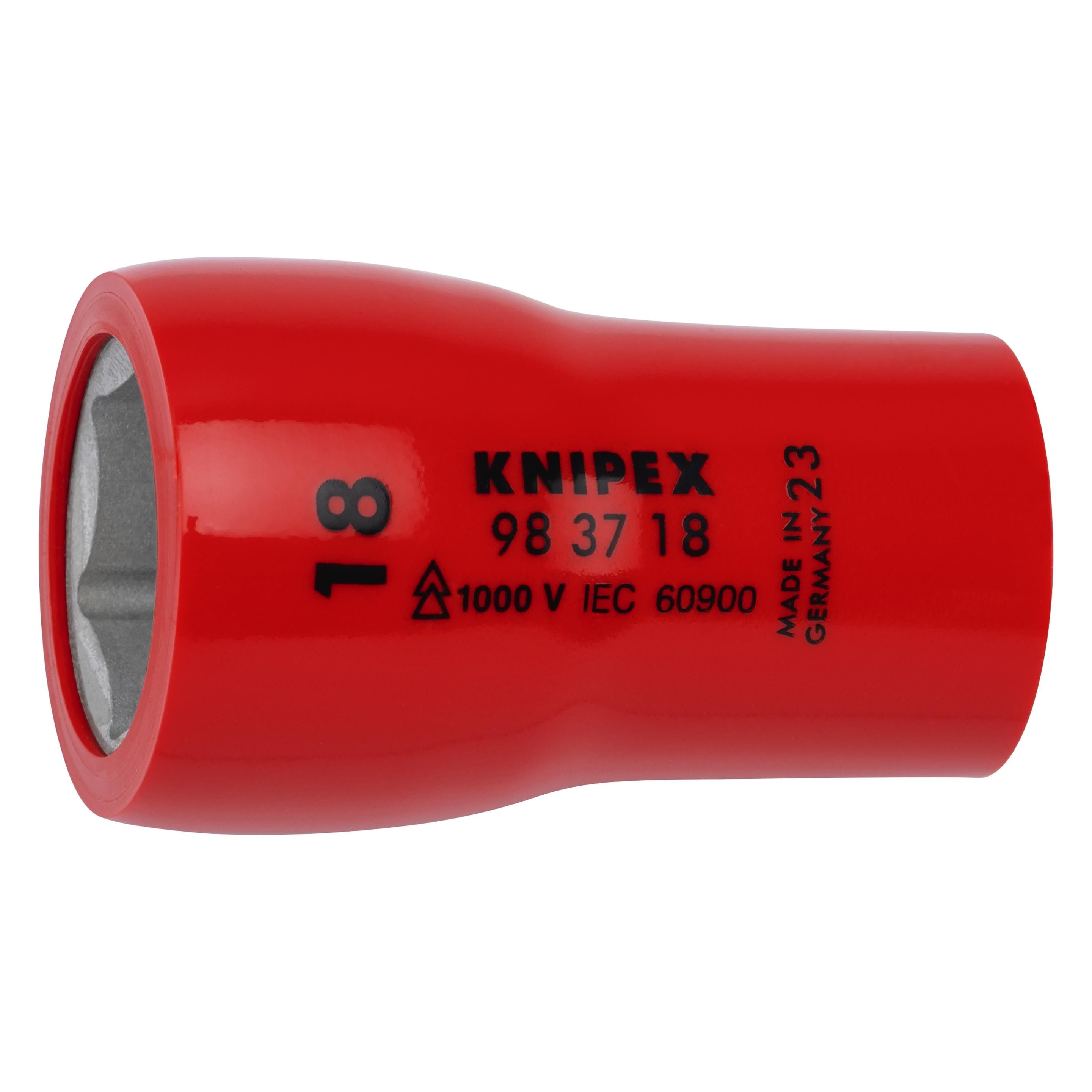 Knipex Socket Wrench + Socket Nut, Socket (18 mm)
