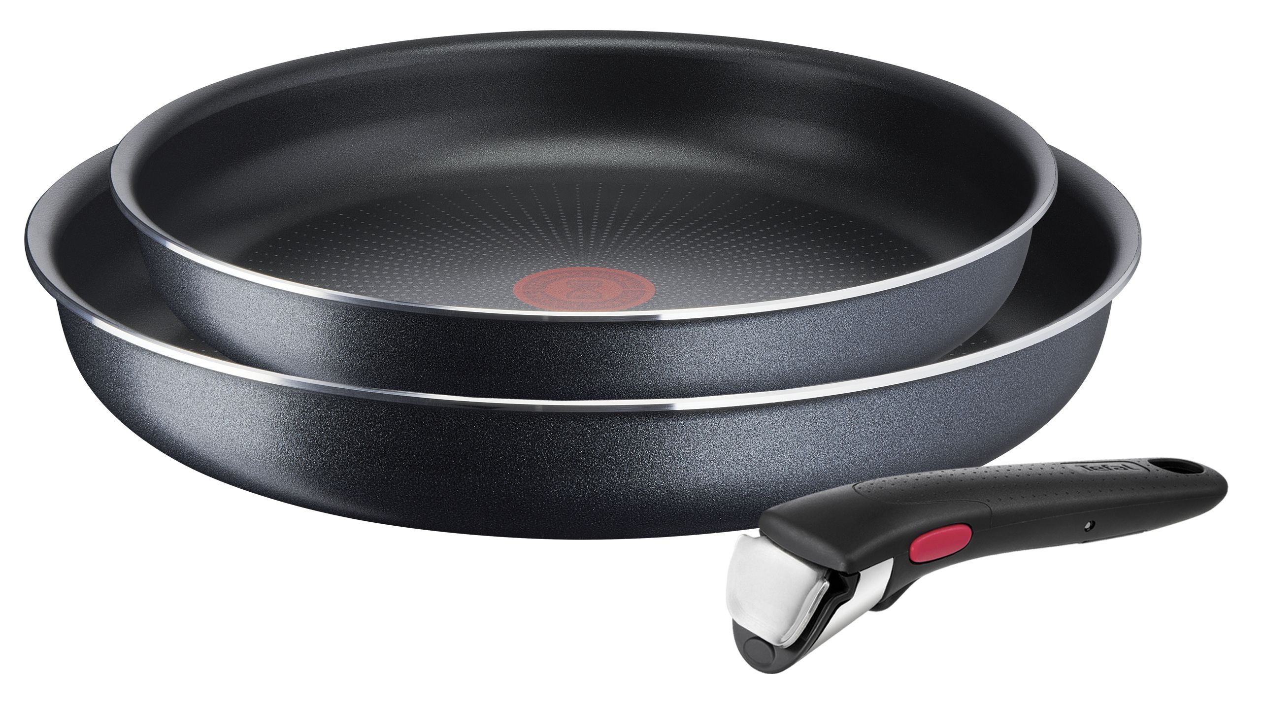 Tefal Ingenio XL Force L1589232 - Pannenset - Zwart - 3-delig