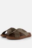 Rieker Slippers bruin Synthetisch - Maat 44