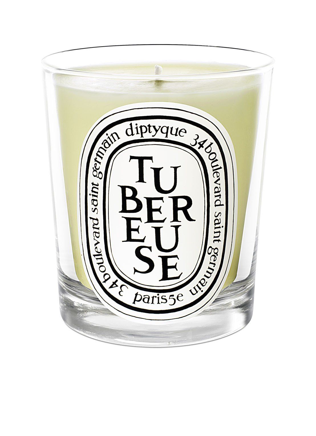 diptyque Tubereuse mini geurkaars - geel
