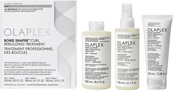 Olaplex Bond Shaper Curl Rebuilding Treatment Set
