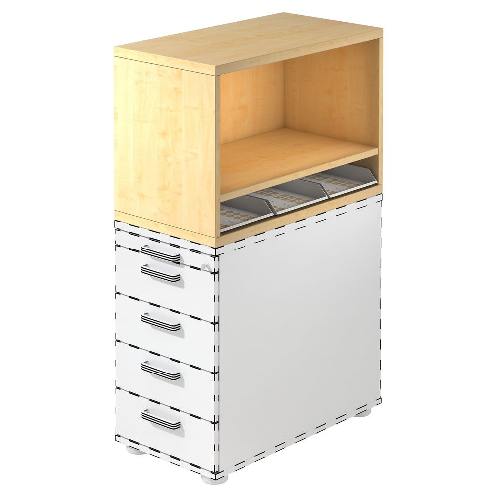 Ladeblok Esdoorn 42,8 x 80,0 x 53,0 cm Signa Sca1