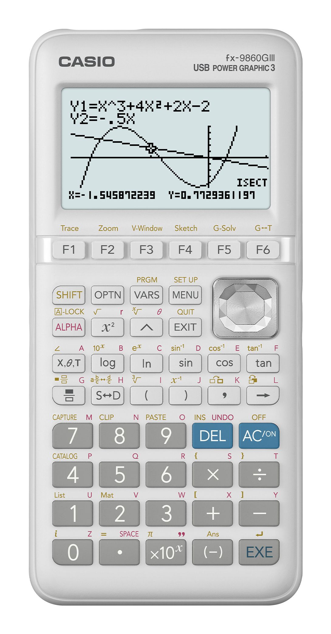 Casio FX-9860GIII Grafische rekenmachine - Zwart/Zilver