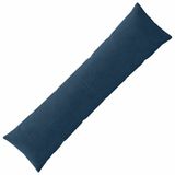 vidaXL - Kussensloop - ALMELO - Marineblauw - 40 x 145 cm - corduroy