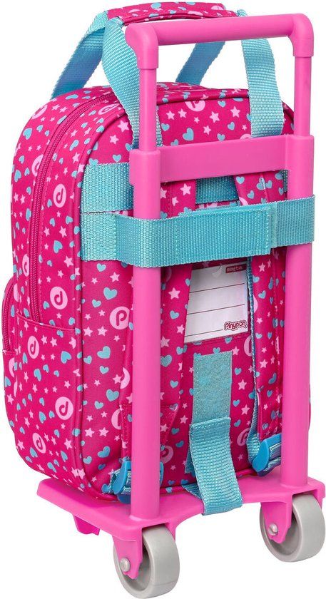 Pinypon Schoolrugzak met Wielen - Blauw Roze - 7 l