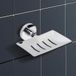 IPEA Zelfklevend zeepbakje van metaal, geen boren nodig, modern design, zeephouder voor aan de muur om te plakken in badkamer, douche, keuken, huis, zeep- of sponshouder, zelfherstellend