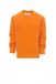 Payper Orlando Sweatshirt Enfant Manches trois quarts Col rond Coton/Polyester Uni Orange Unisexe 3-4 Ans