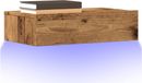 Maison Exclusive - Meuble TV avec éclairage LED, aspect bois vieilli, 60x35x15,5 cm