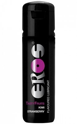 Eros Tasty Fruits Kiwi Strawberry - Zwart