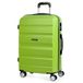 ITACA Reiskofferset, stijf, 4 wielen, glad, 55/67/77 cm, ABS, praktisch en licht, klein, middelgroot en groot, XL, T71600, Pistache, M, Basic