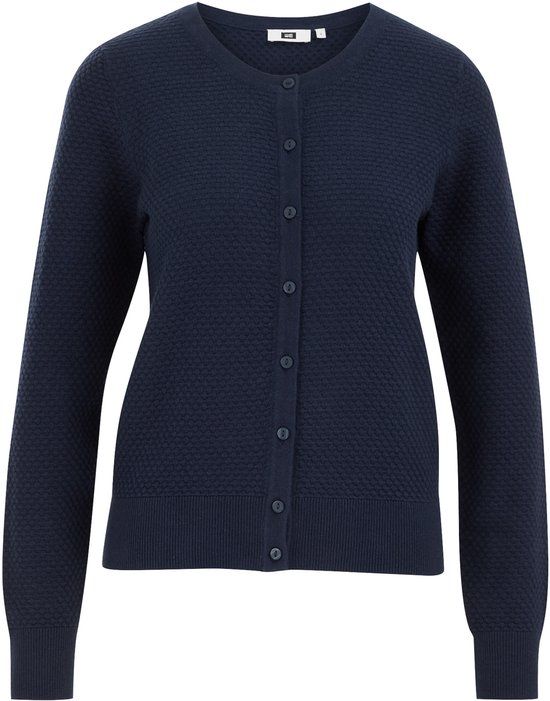 WE Fashion Dames gebreid vest met structuur